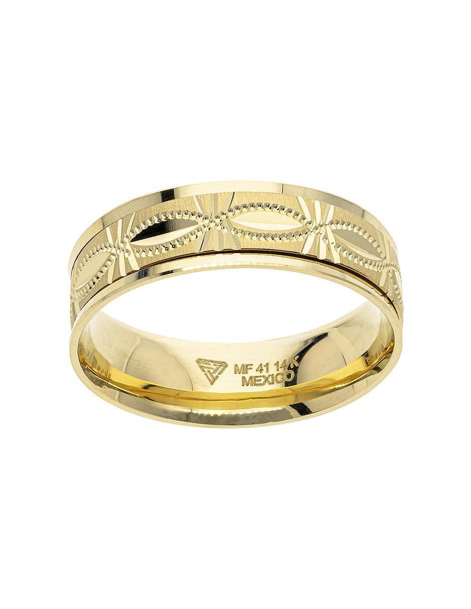 Argolla de oro 14 k 2