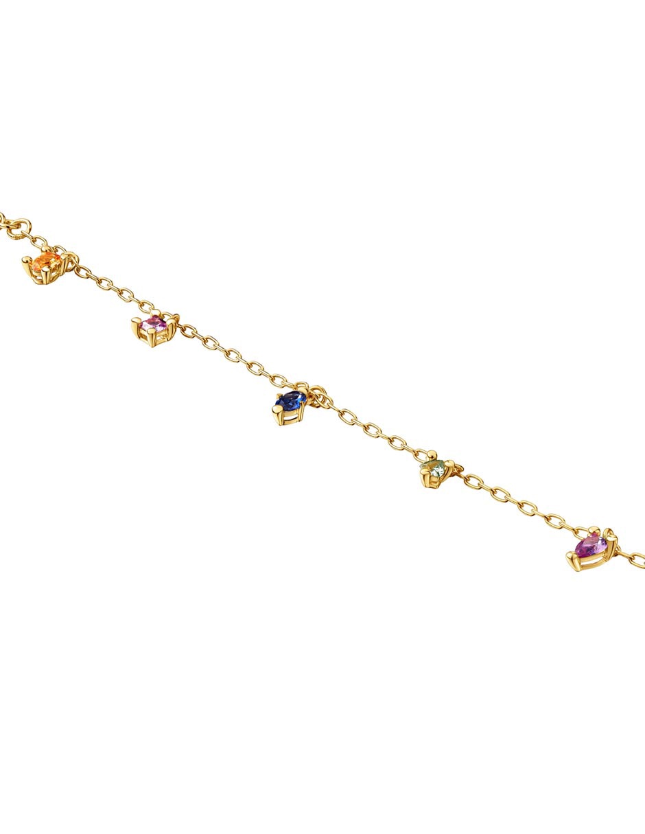 Pulsera Tous de plata P 925 con acabado baño de oro