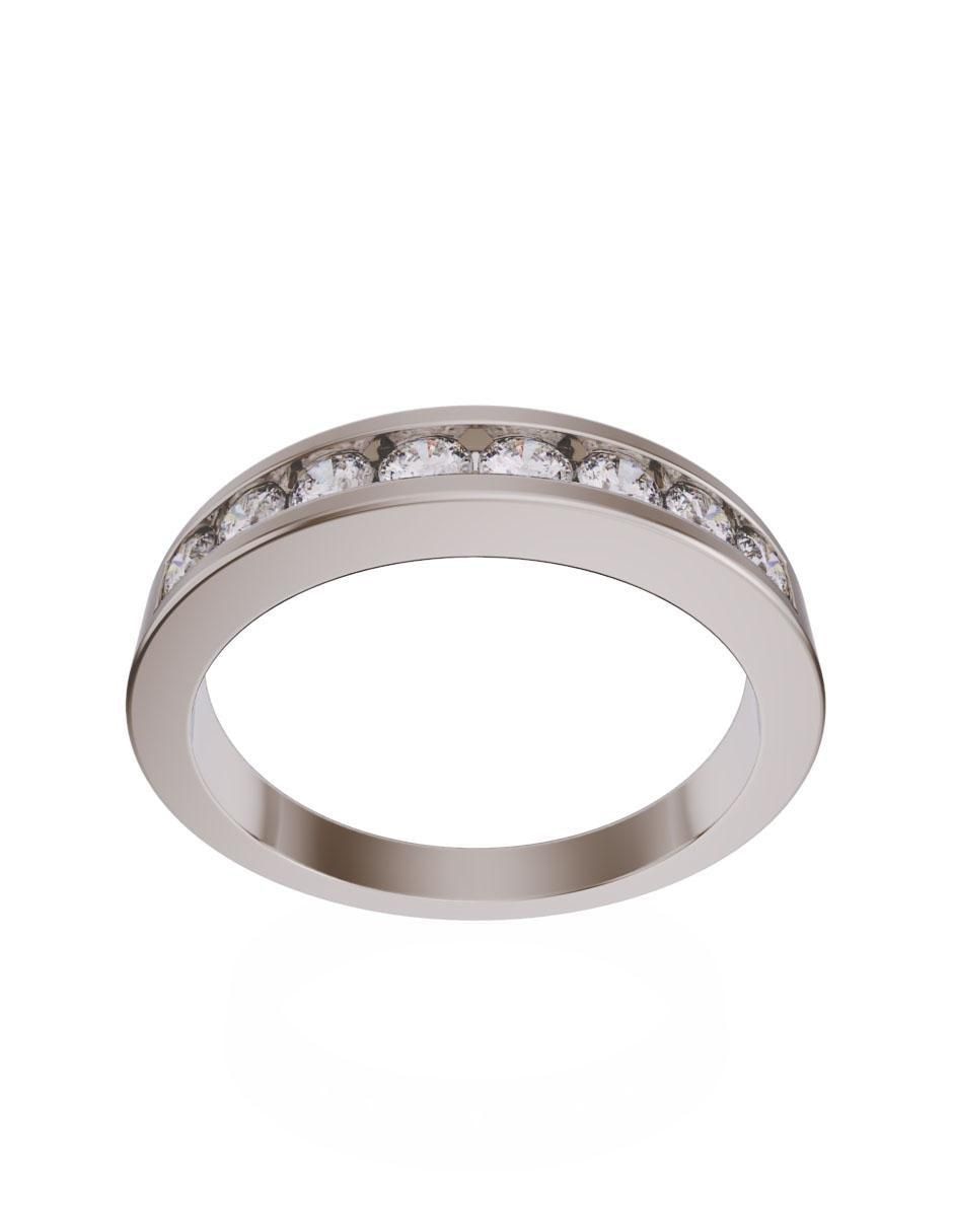 Anillo 14 k de oro diamante 2
