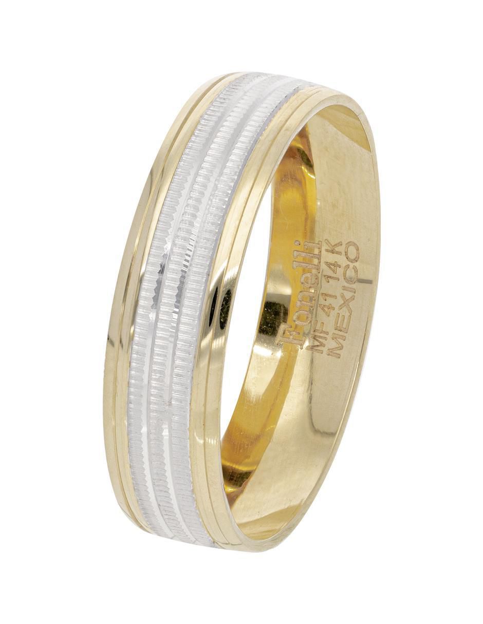 Argolla de oro 14 K Fonelli