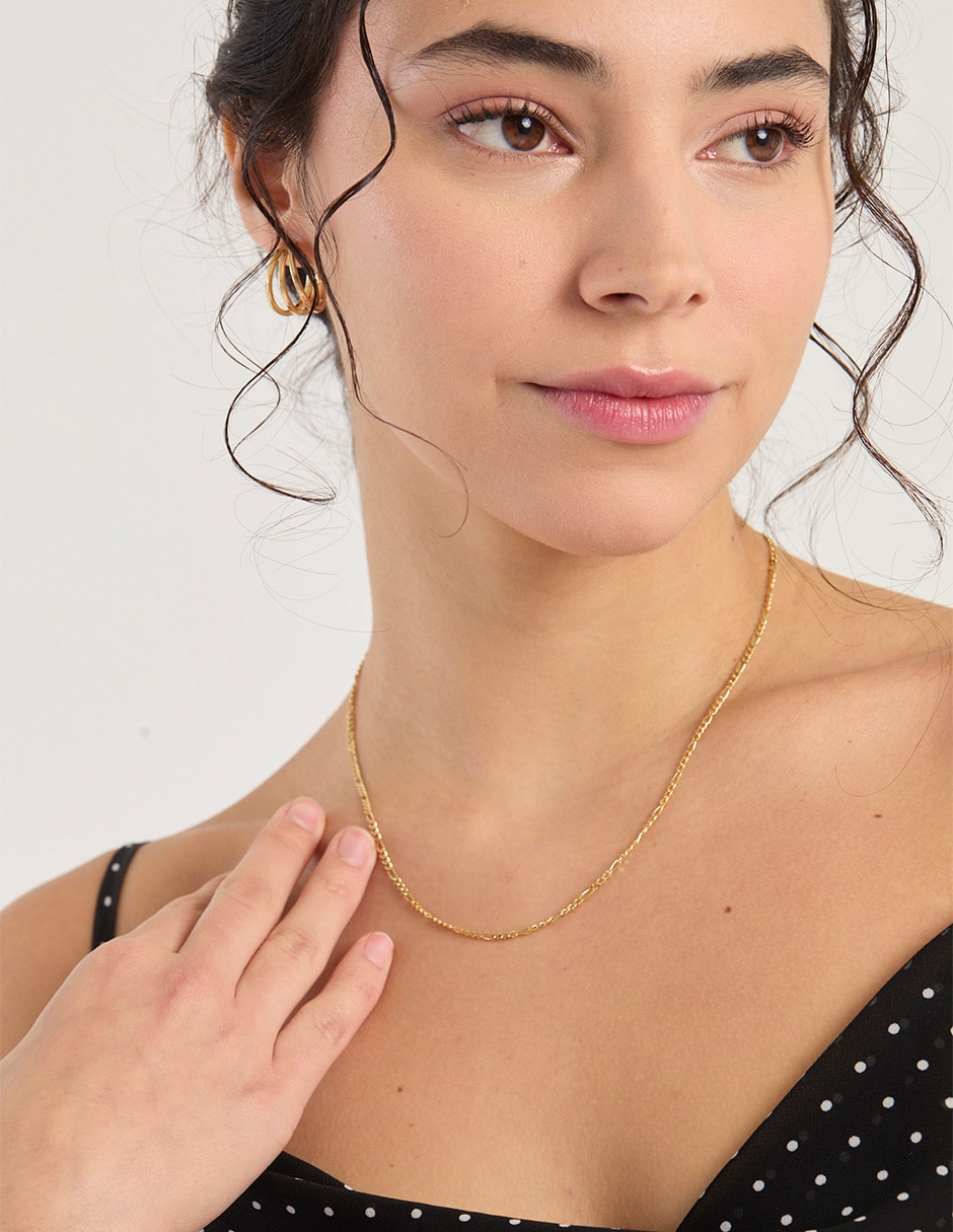 Cadena Fonelli de oro amarillo 14 K