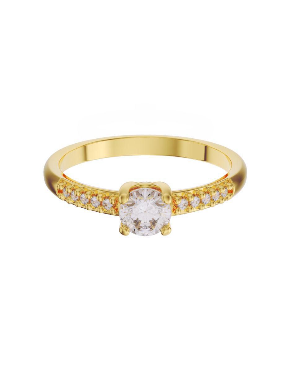 Anillo de compromiso 14 k diamante Anillo de compromiso 14 k diamante