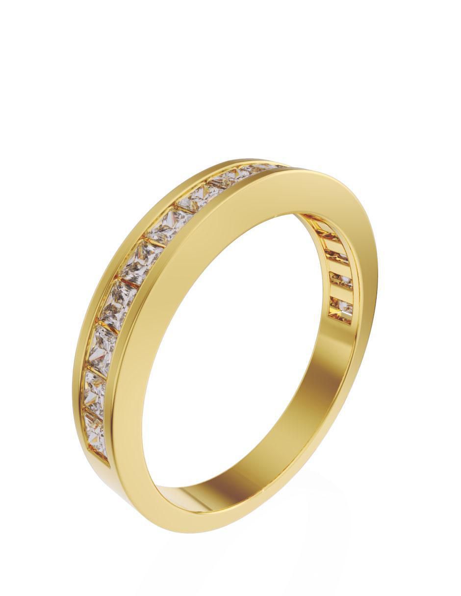 Churumbela 14 k diamante 2