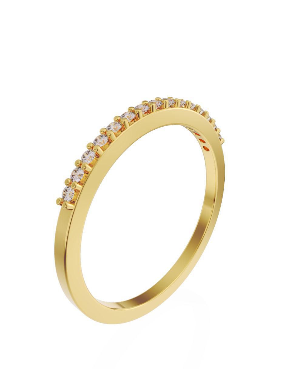 Churumbela 14 k diamante 2