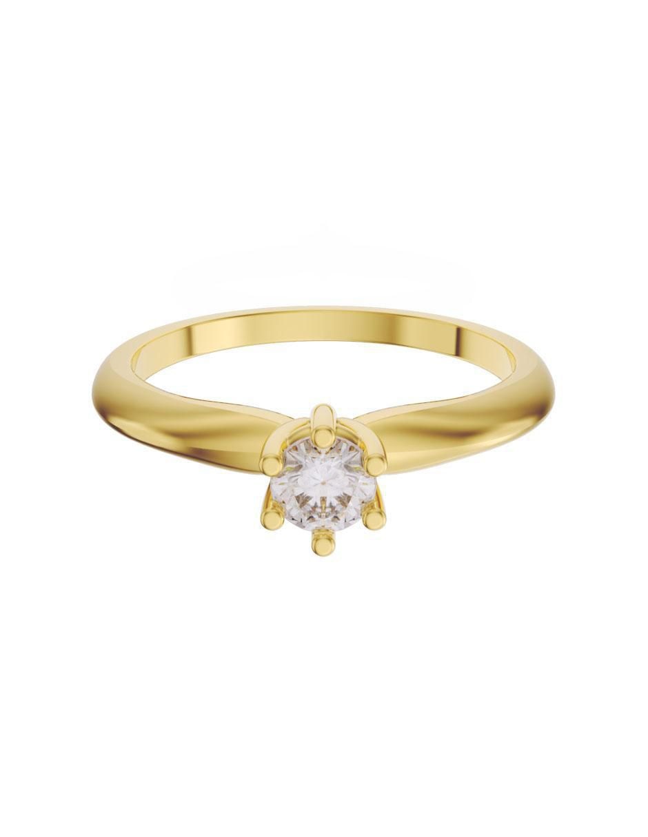 Anillo de compromiso 14 k diamante Anillo de compromiso 14 k diamante