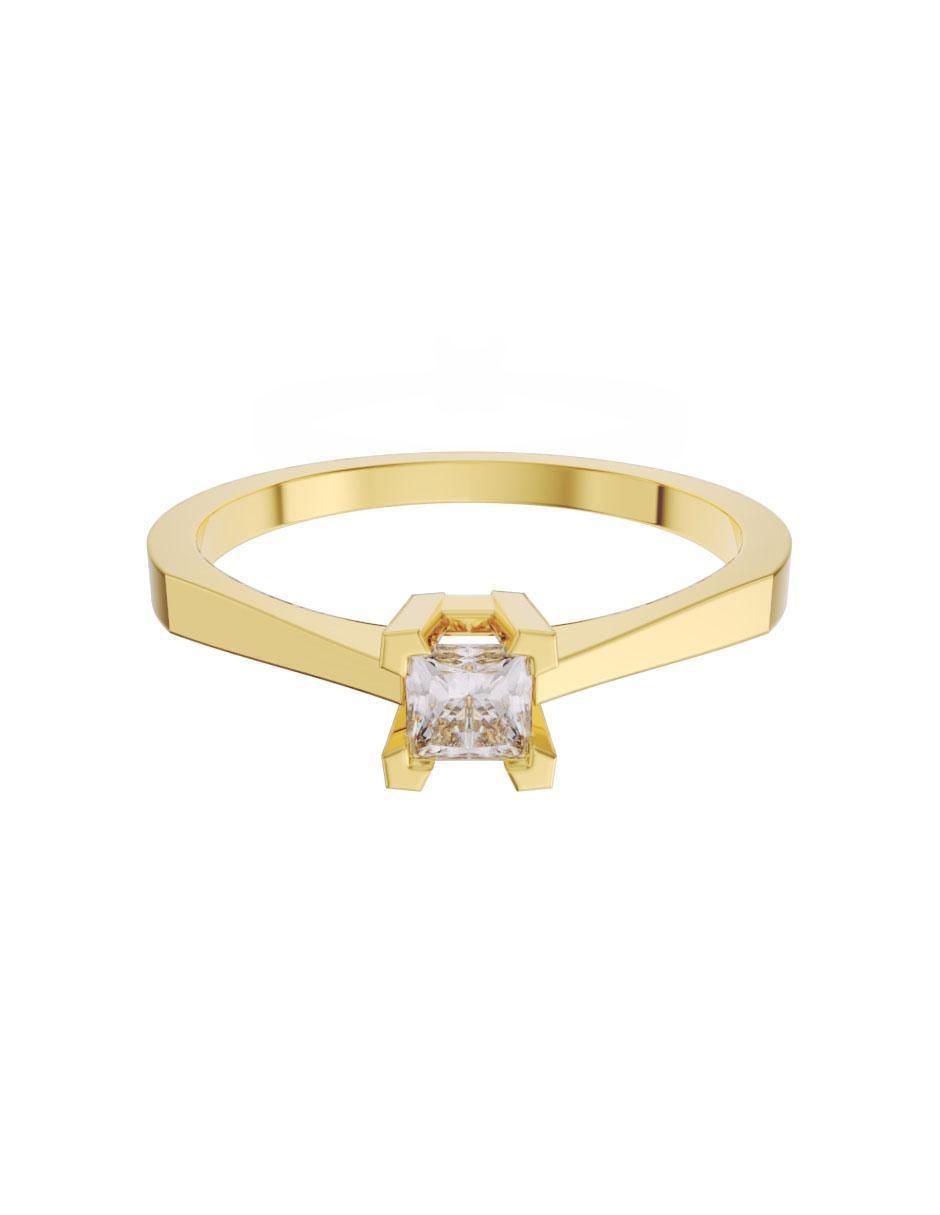 Anillo de compromiso 14 k diamante Anillo de compromiso 14 k diamante