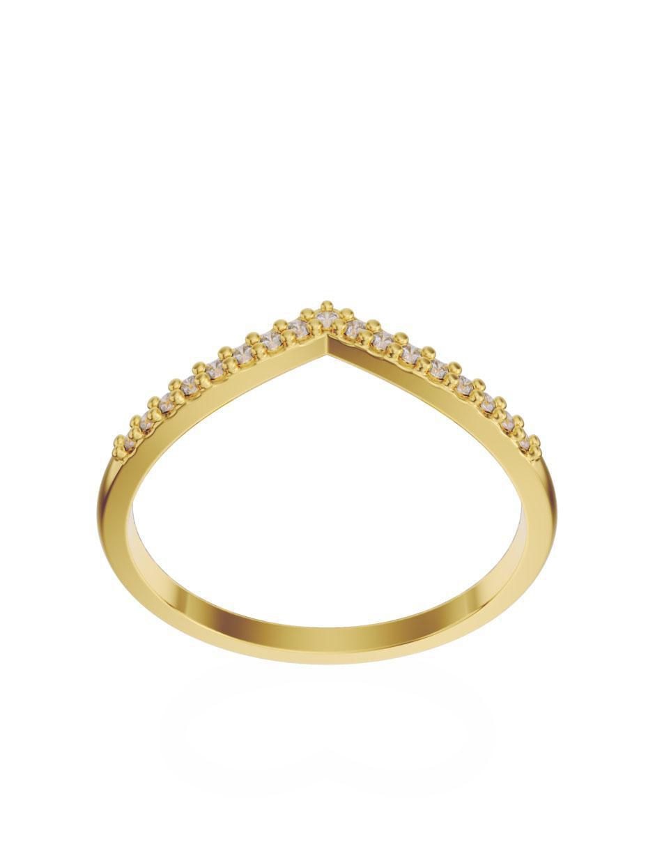 Churumbela 14 k diamante 3