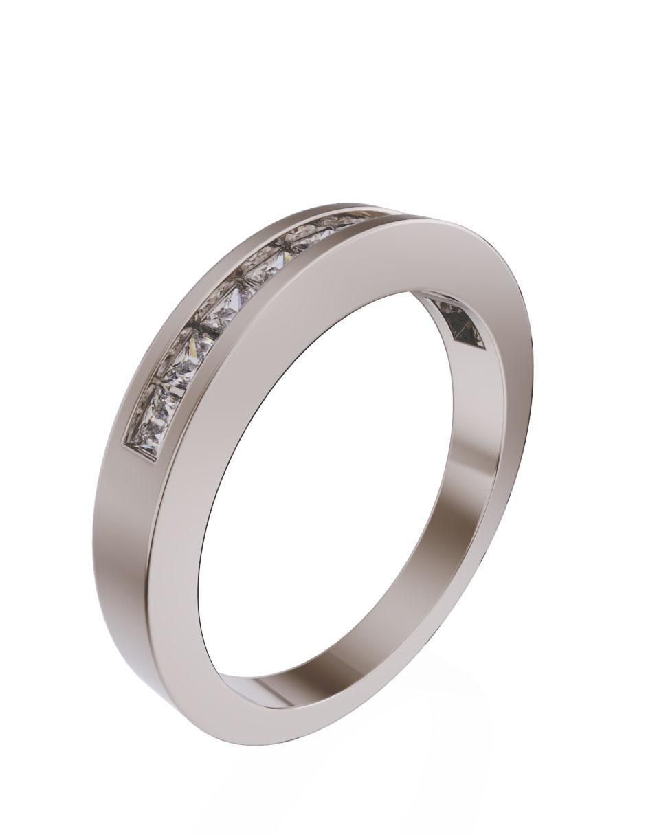 Anillo 14 k de oro diamante 2
