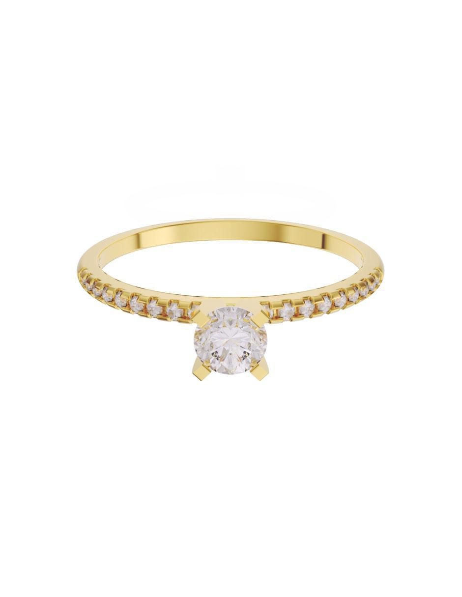 Anillo de compromiso 14 k diamante Anillo de compromiso 14 k diamante