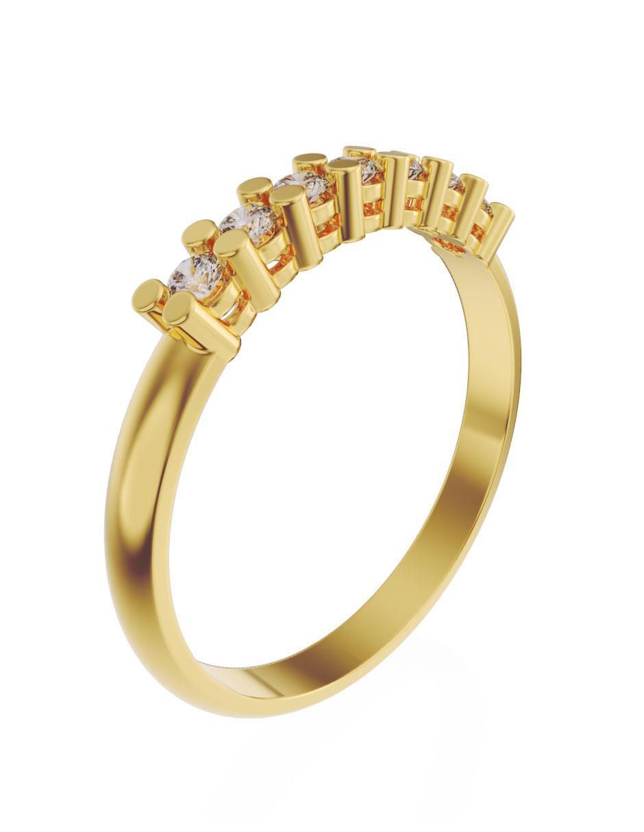 Churumbela 14 k diamante 2