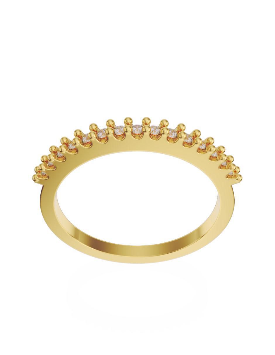 Churumbela 14 k diamante 2