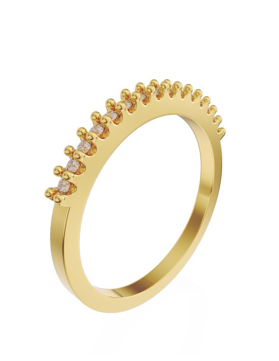 Churumbela 14 k diamante 3