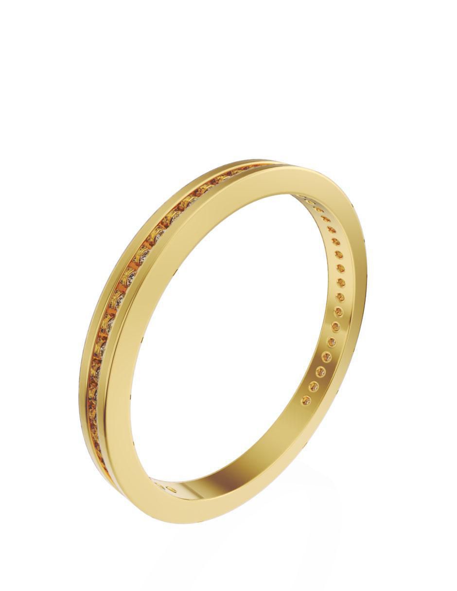 Churumbela 14 k diamante 2