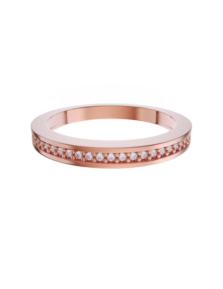 Anillo 14 k de oro diamante 1