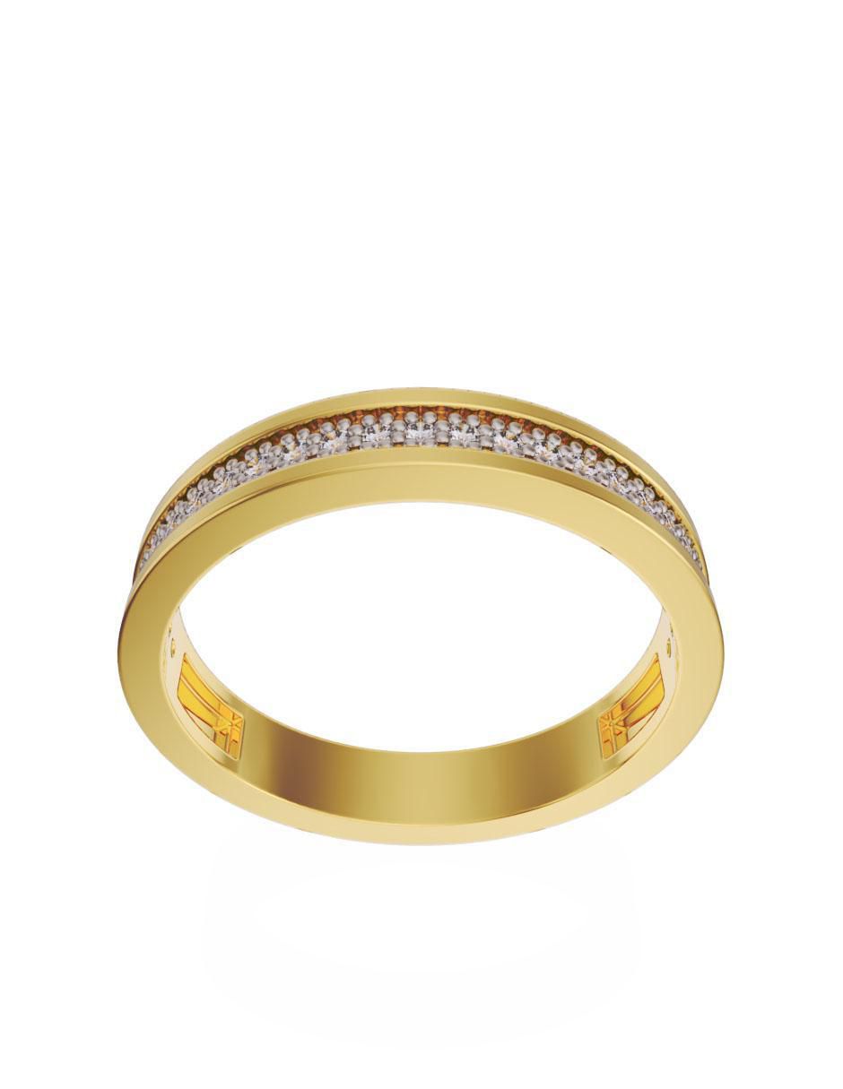 Churumbela 14 k diamante 2