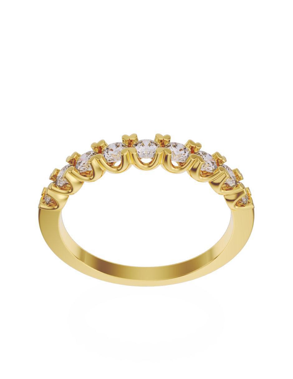 Churumbela 14 k diamante 2