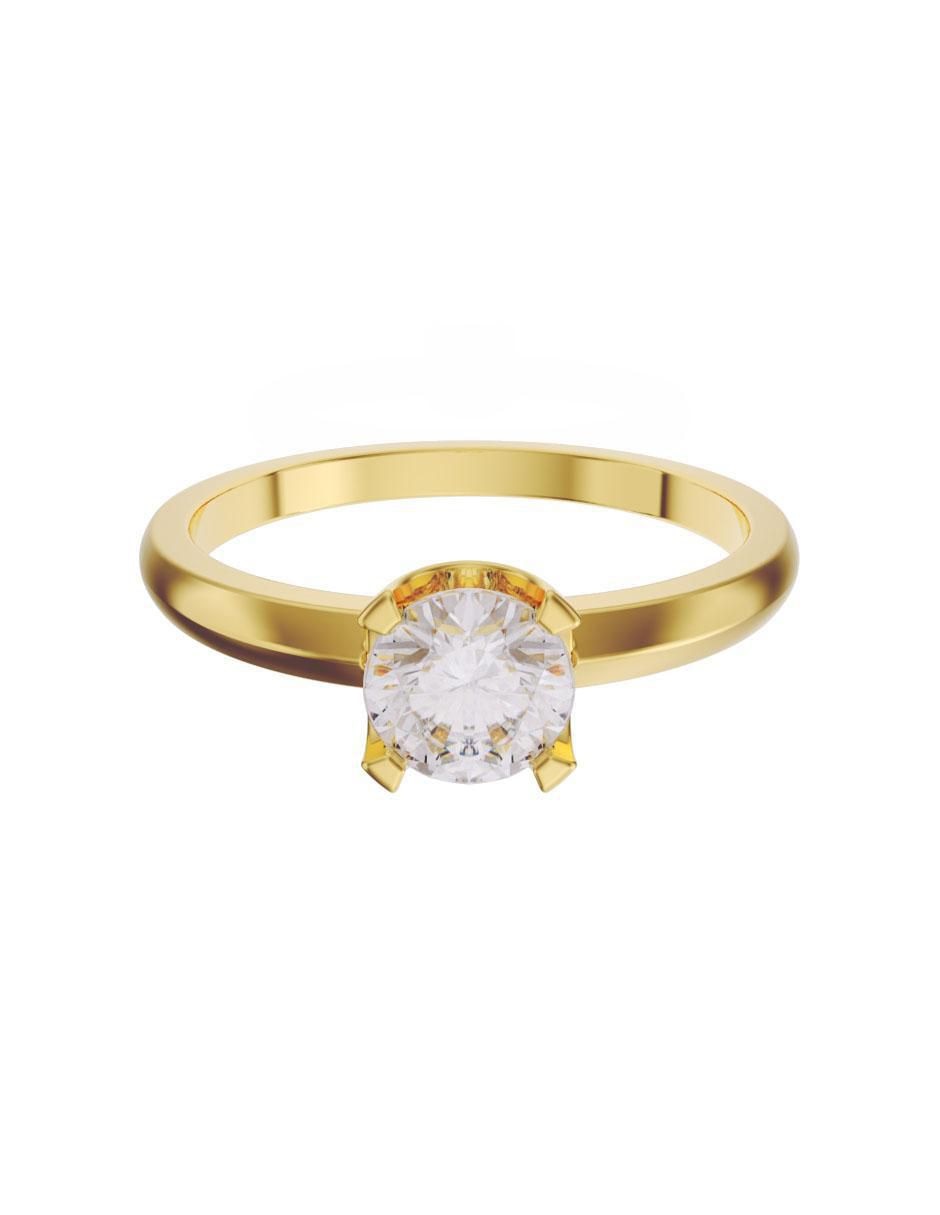 Anillo de compromiso 14 k diamante Anillo de compromiso 14 k diamante