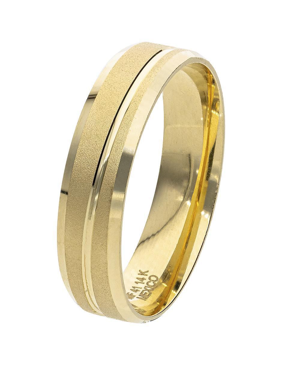 Anillo de compromiso de oro 14 k 2