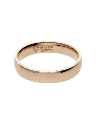 Anillo de compromiso de oro rosa 10 k Anillo de compromiso de oro rosa 10 k