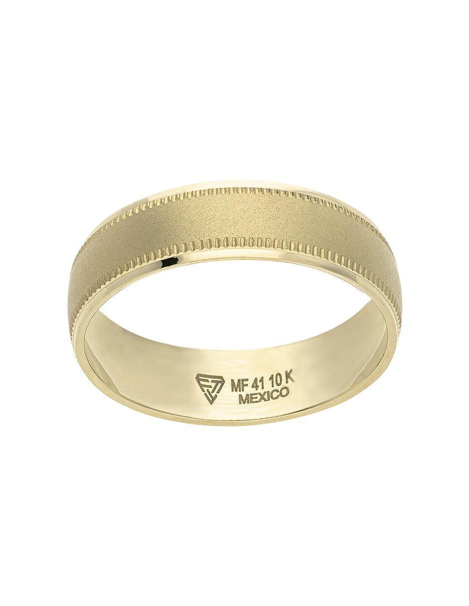 Anillo de compromiso de oro 10 k