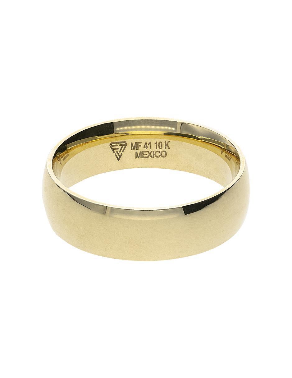 Anillo de compromiso de oro amarillo 10 k