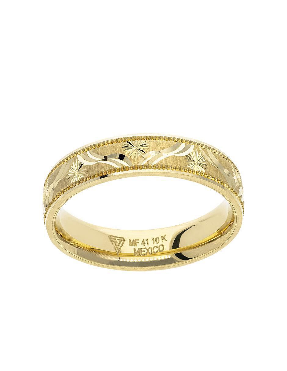 Anillo de compromiso de oro 10 k 2
