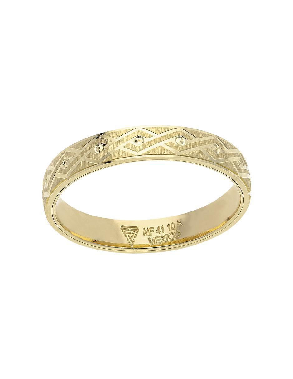 Anillo de compromiso de oro 10 k 2
