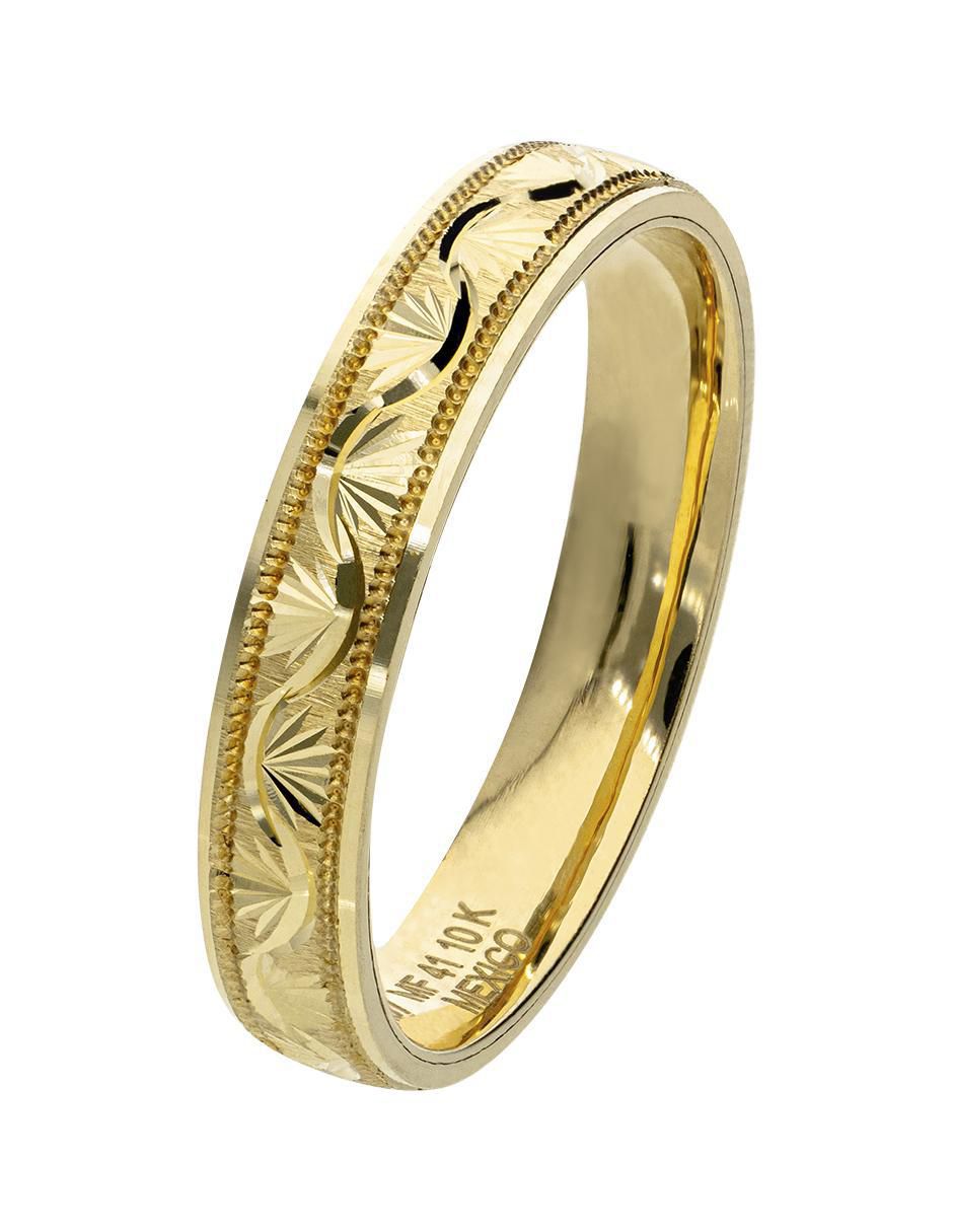 Anillo de compromiso de oro 10 k 2