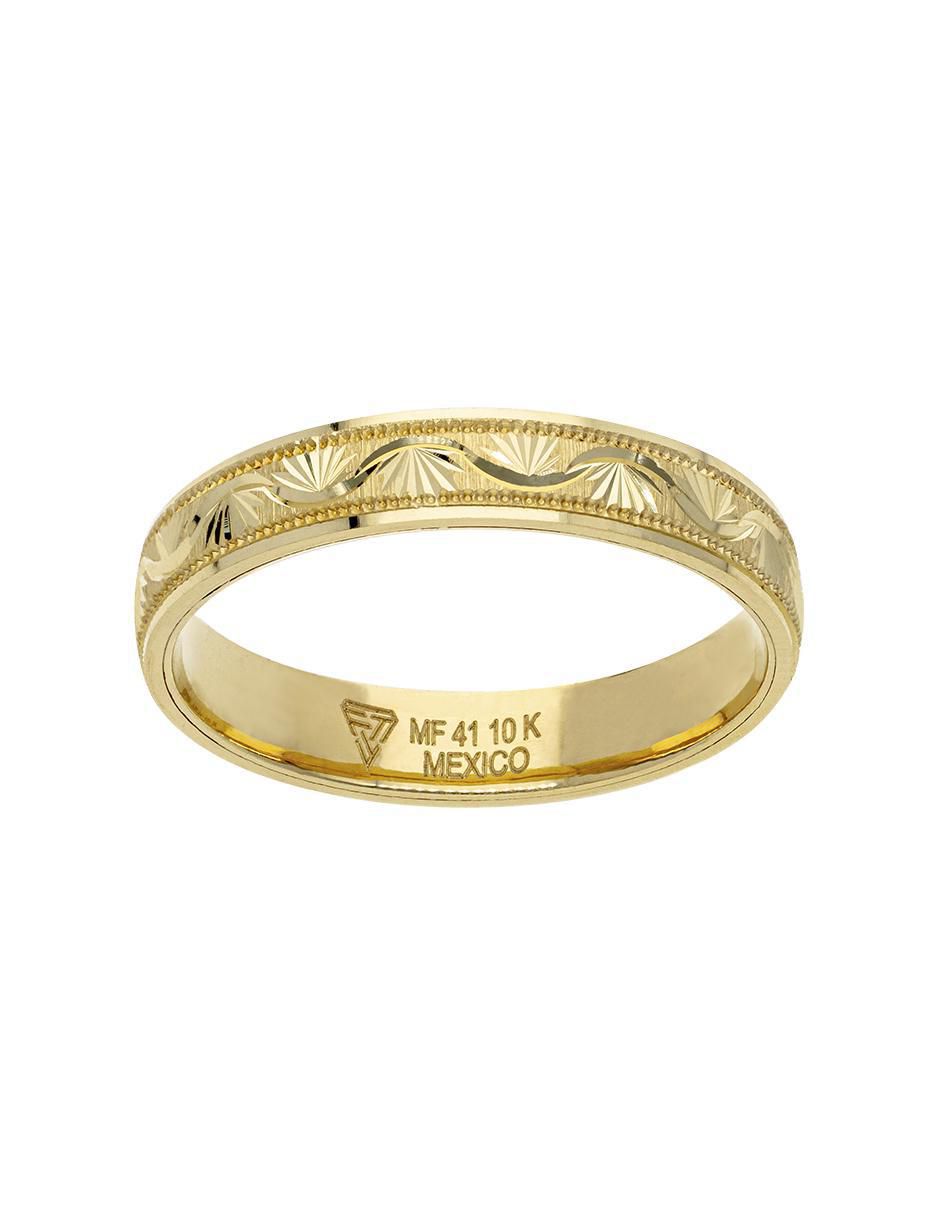 Anillo de compromiso de oro 10 k 3