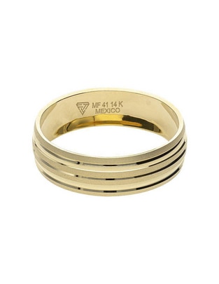 Anillo de compromiso de oro 14 k Felicidad Anillo de compromiso de oro 14 k Felicidad
