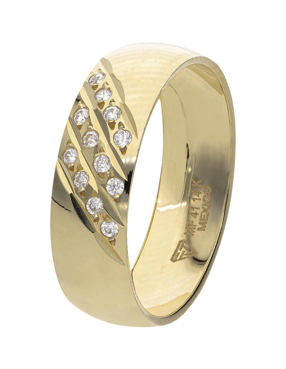 Argolla de oro 14 k My Love 3