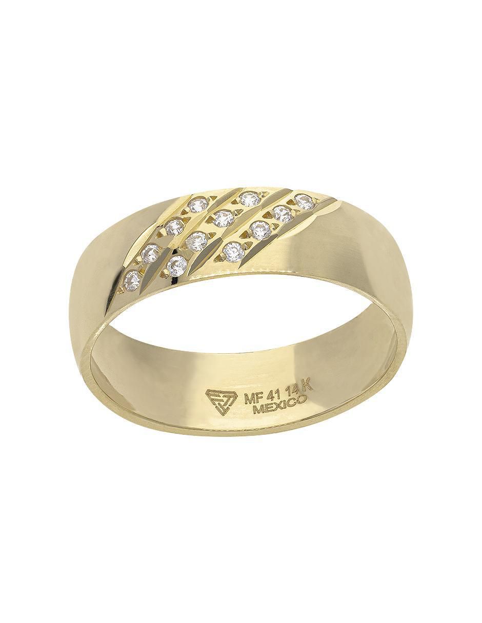 Argolla de oro 14 k My Love 2