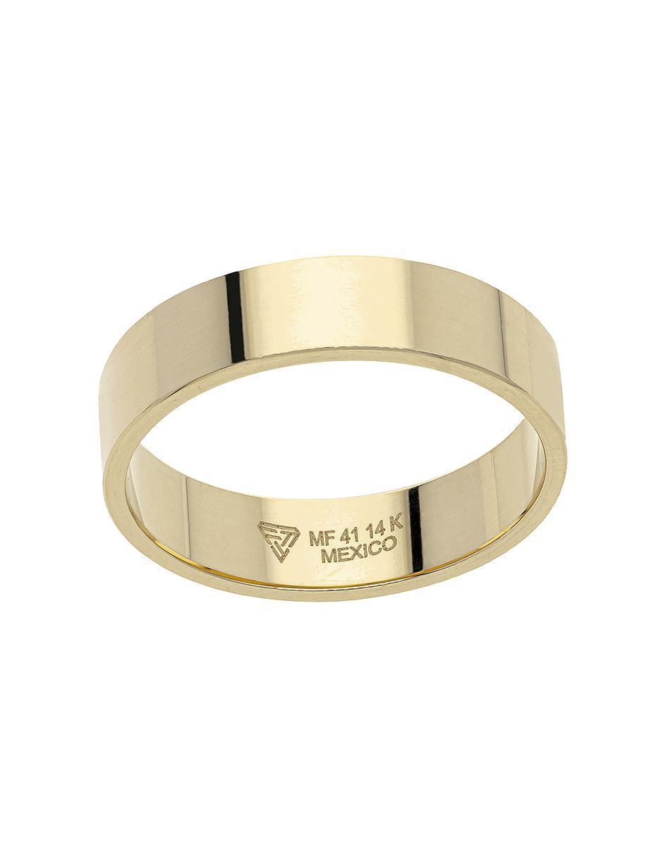 Argolla de oro 14 k Promesa 2