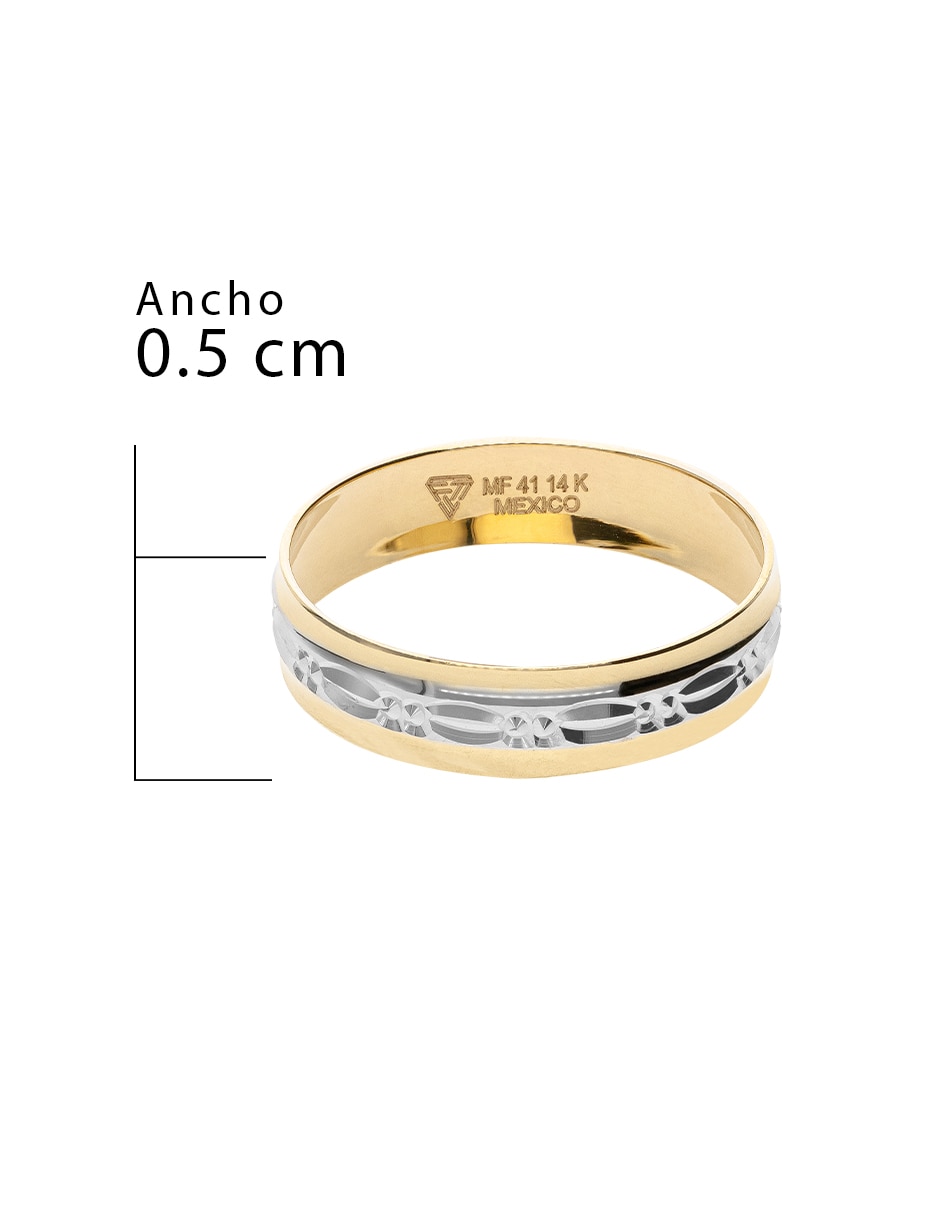 Argolla de Oro 14 K 4