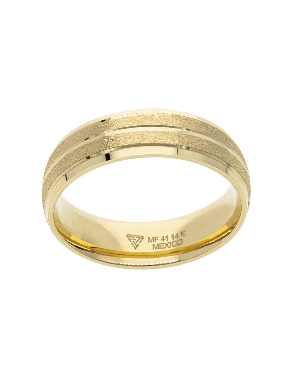 Anillo de compromiso de oro 14 k Rio 3