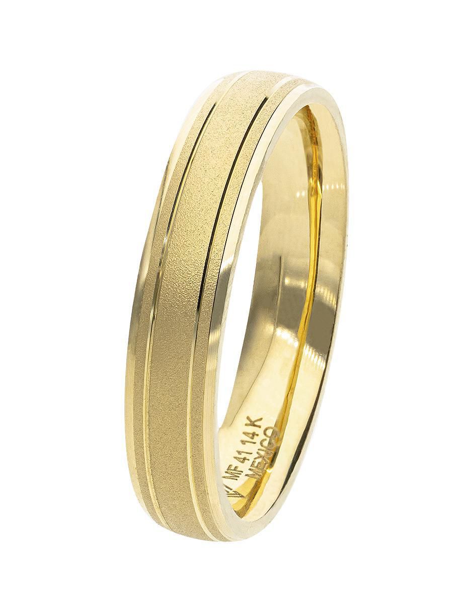 Argolla de oro 14 k