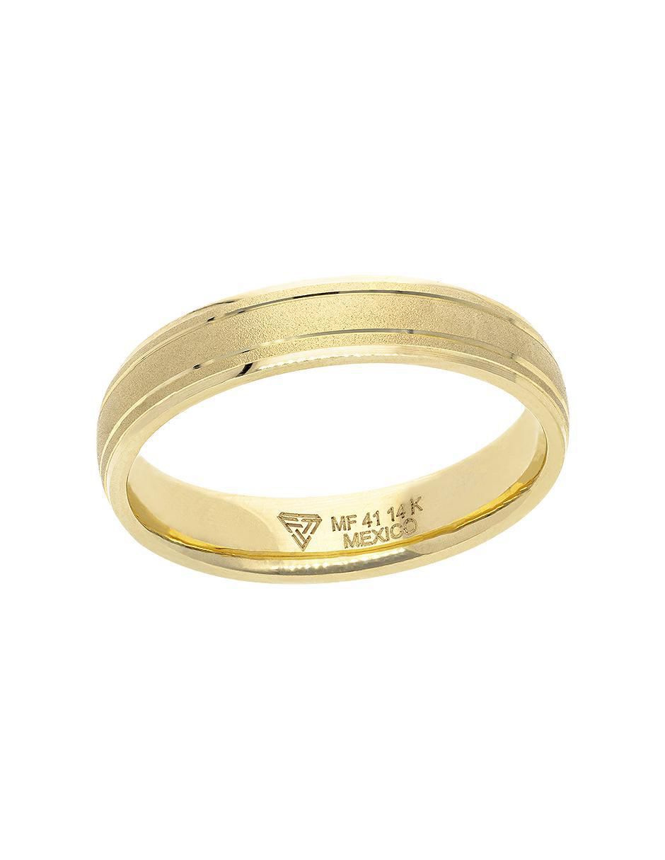 Argolla de oro 14 k