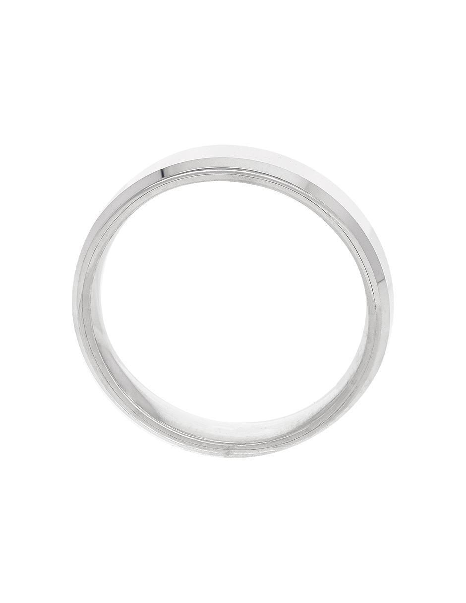 Argolla de oro blanco 10 k