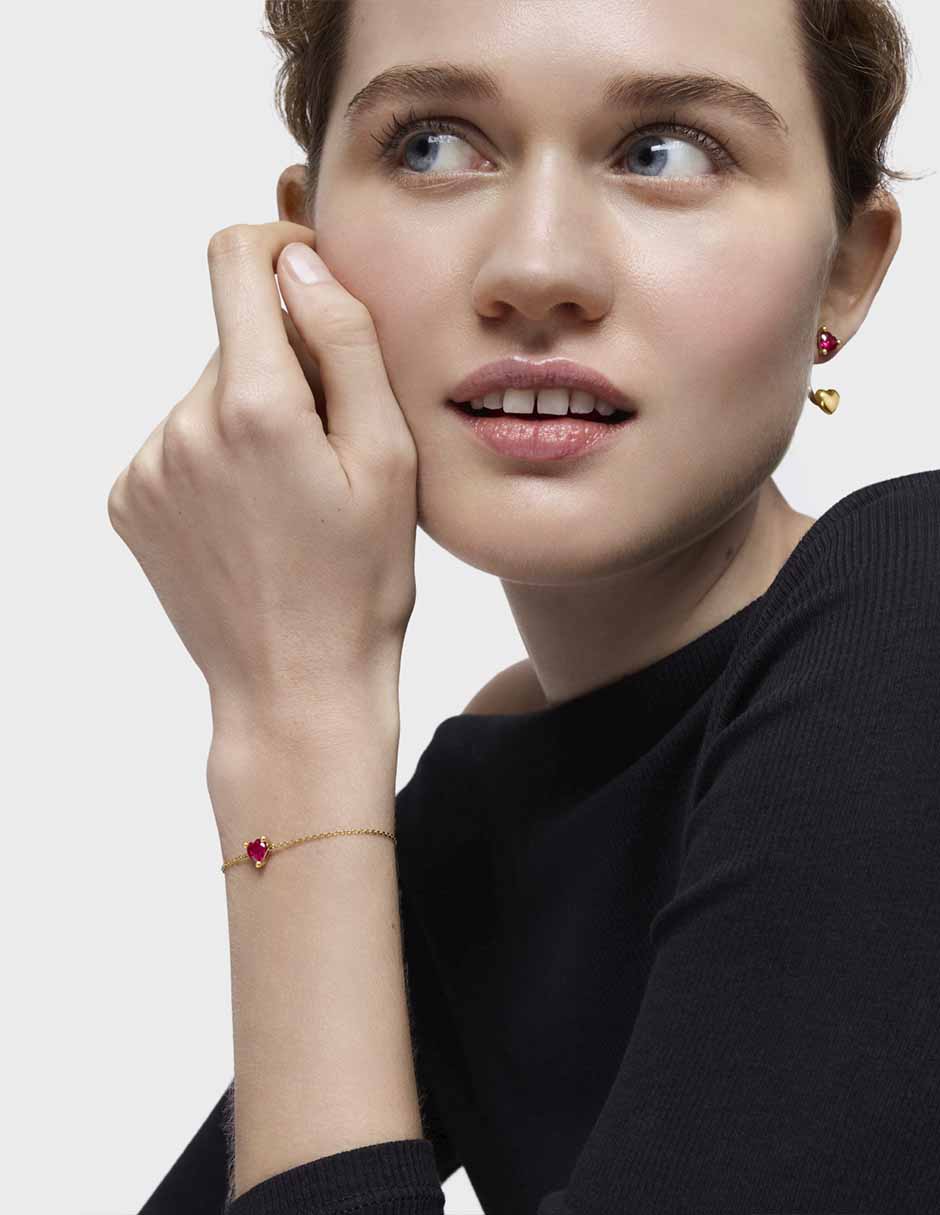 Brazalete Tous de plata P 925 Garden Of Love con acabado brillante