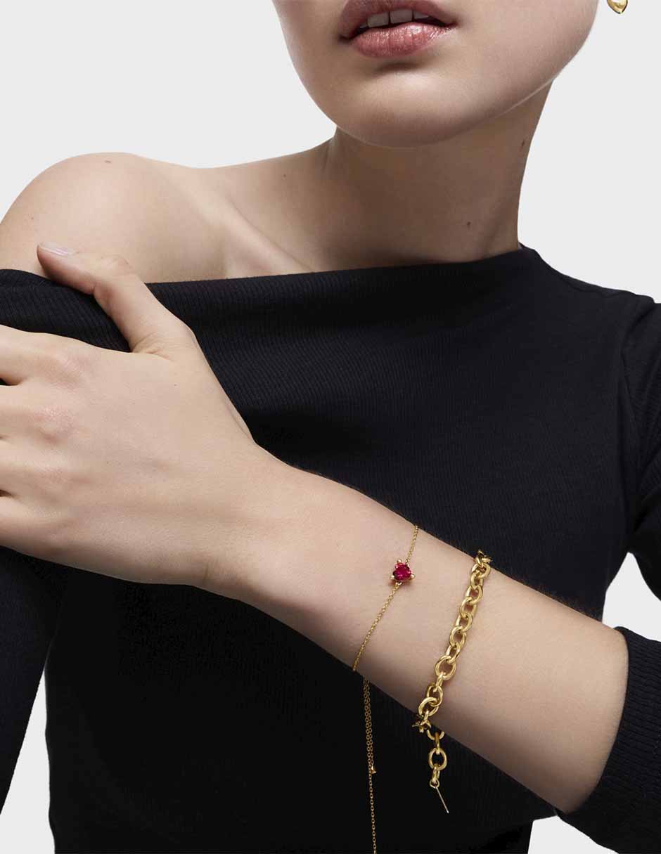 Brazalete de plata P 925 Garden Of Love con acabado brillante Brazalete de plata P 925 Garden Of Love con acabado brillante