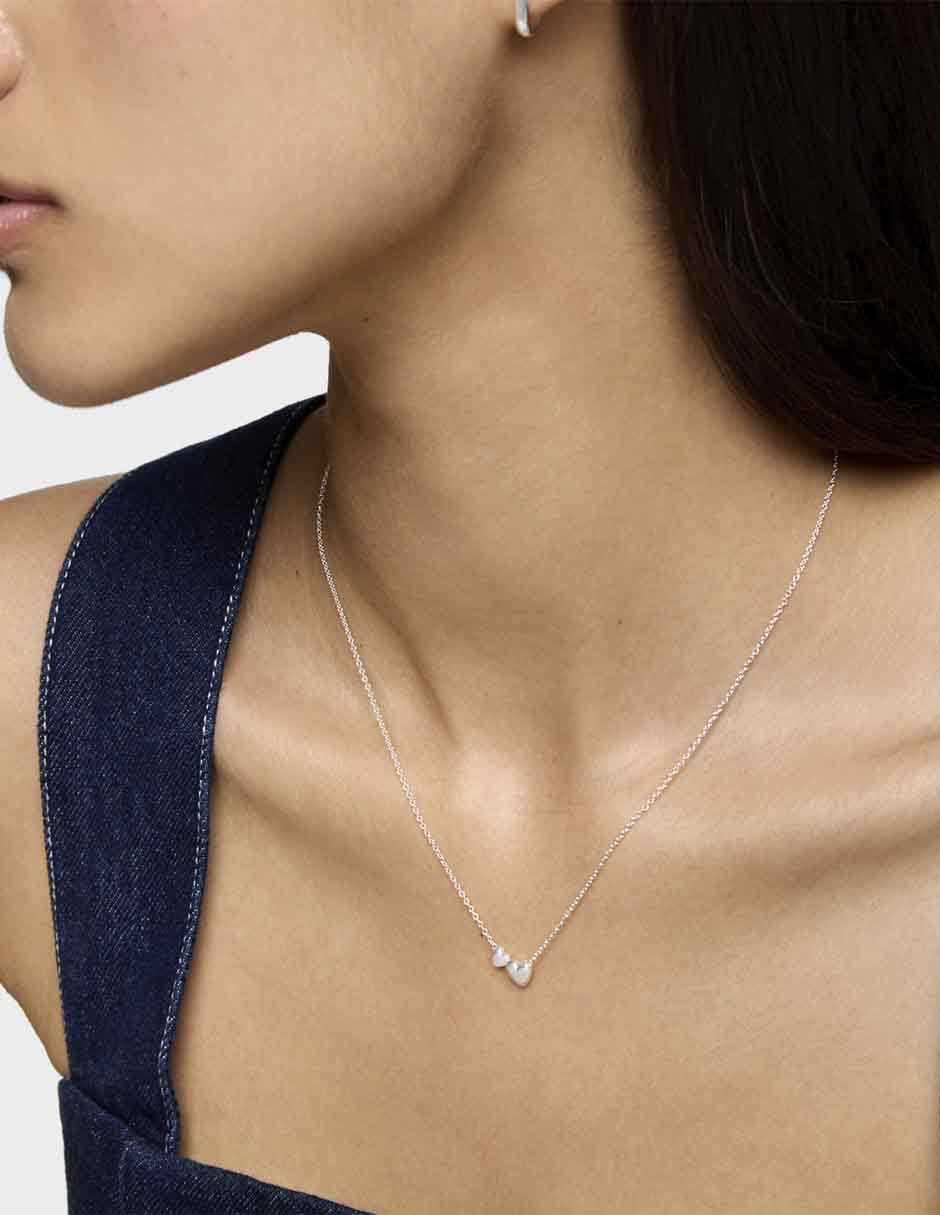 Collar de corazón Garden of Love de plata P 925 Collar de corazón Garden of Love de plata P 925