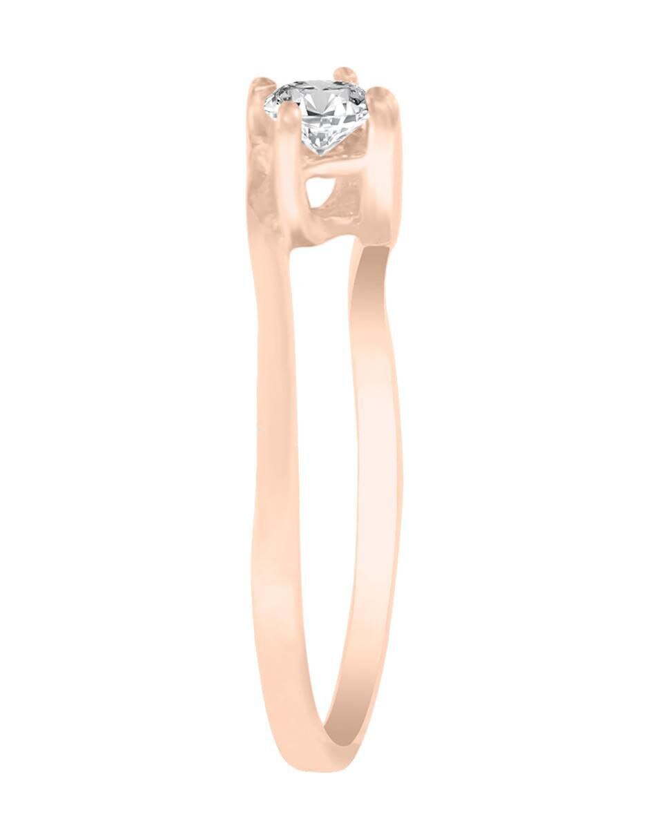 Solitario 14 k Ryoko diamante 3