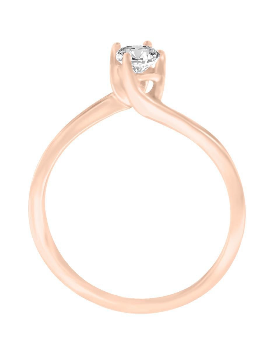 Solitario 14 k Ryoko diamante 4
