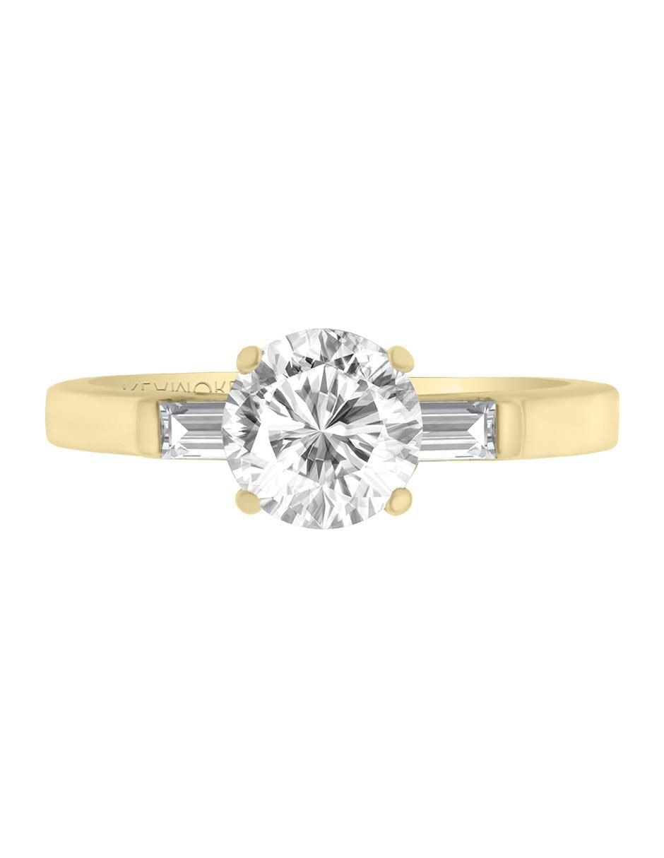 Solitario 14 k Cina diamante Solitario 14 k Cina diamante