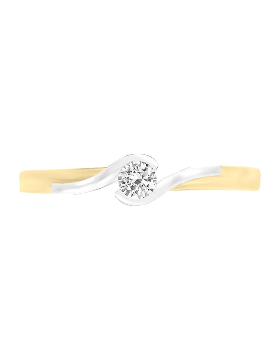 Solitario 14 k Kina diamante Solitario 14 k Kina diamante