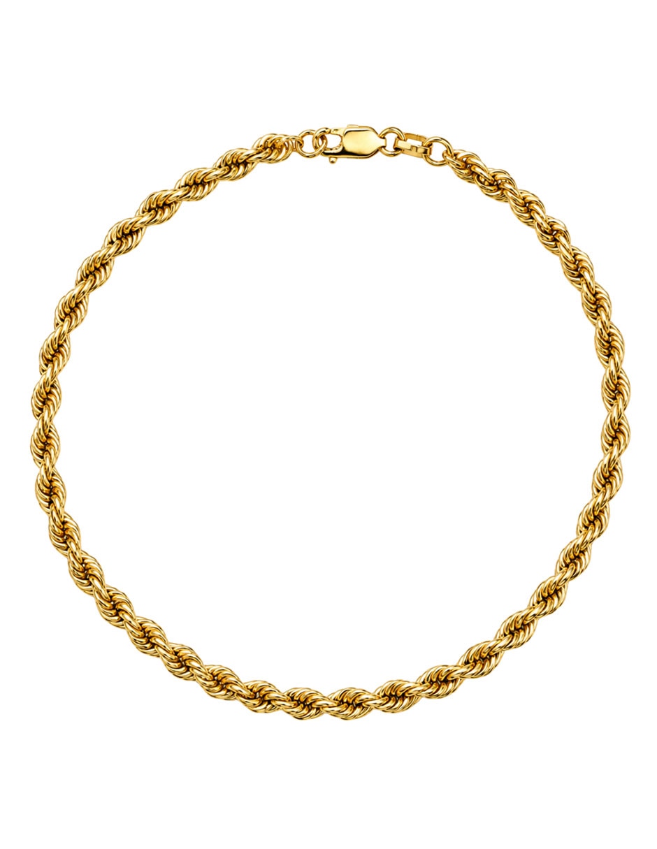 Pulsera de oro amarillo 10 K acabado brillante Pulsera de oro amarillo 10 K acabado brillante
