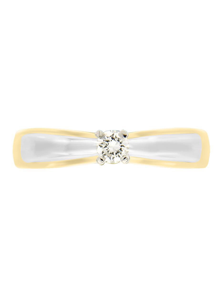 Solitario 14 k Kira diamante Solitario 14 k Kira diamante