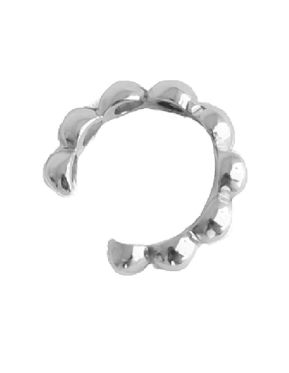 Aretes redondos de plata P 925 con acabado baño de oro 3