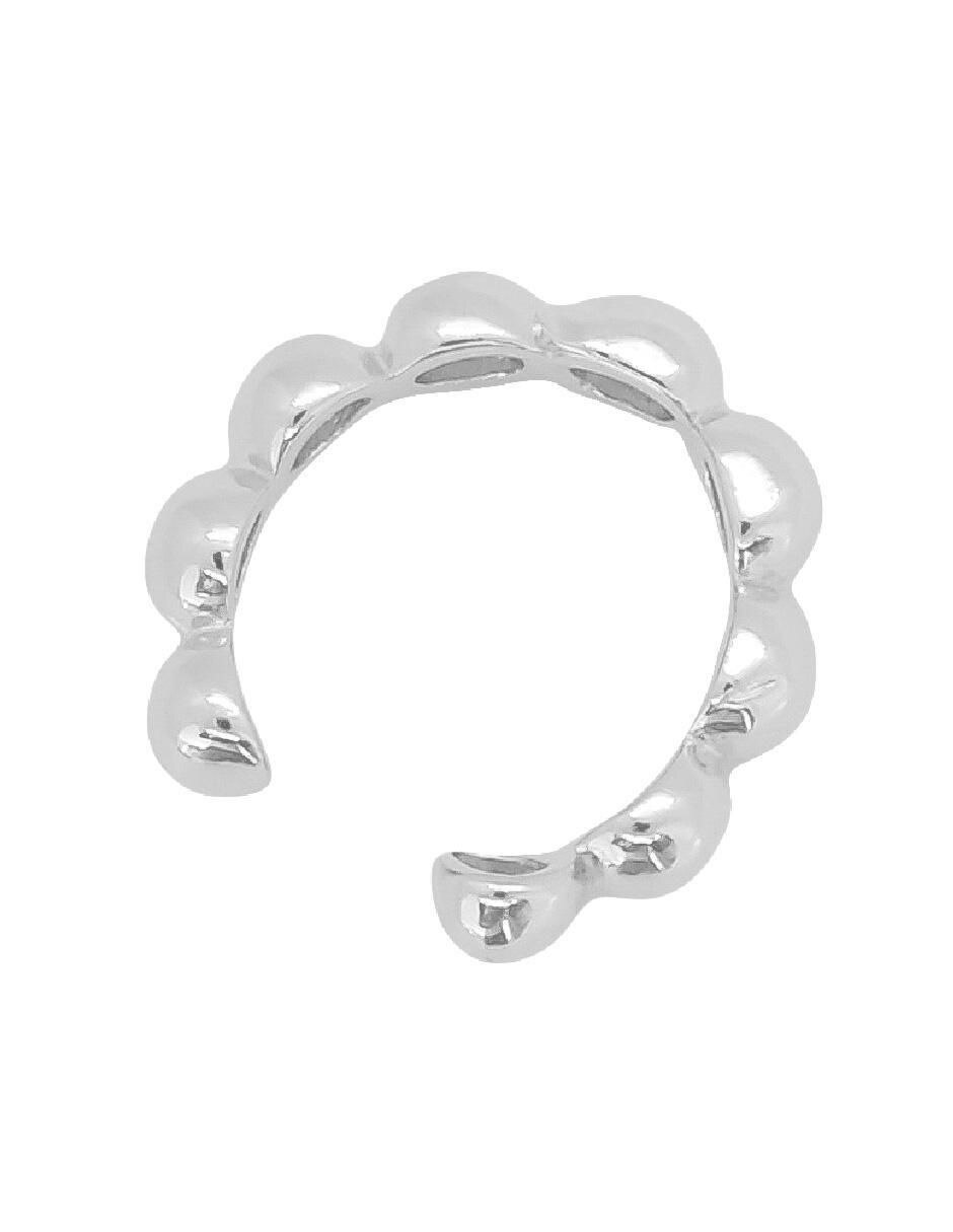 Aretes redondos de plata P 925 con acabado baño de oro 4