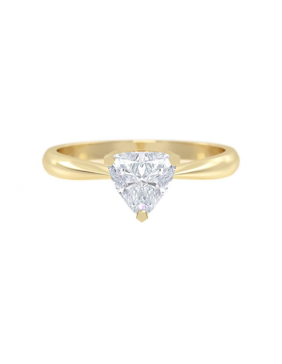 Anillo 14 k de oro zirconia brillante Anillo 14 k de oro zirconia brillante